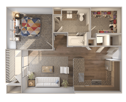 Skyline at Midtown A10-1 Floorplan
